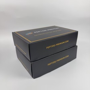 Wholesale Matte <b>Black</b> Shipping Mailer <b>Boxes</b>, Custom Full Printing Corrugated Aircraft Box For Beauty Health Product Packaging - Product Image 3