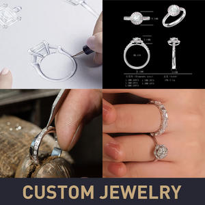 925 ayar gümüş nişan söz yüzüğü güzel takı 0.5ct 1ct yuvarlak kesim moissanit elmas kalp şekli Halo yüzükler kadınlar için - Product Image 5