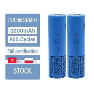 بطارية ليثيوم أيون أسطوانية سائلة INR18650-MH1 بسعة 3200 مللي أمبير 3.7 فولت، 800 دورة، كاثود NMC، للأدوات الكهربائية والدراجات الكهربائية والطائرات بدون طيار، متوفرة في المخزون الأوروبي - Product Image 1