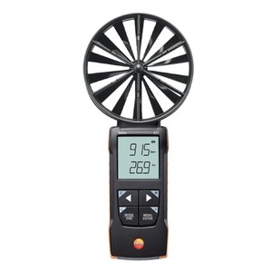 Anémomètre Testo Testo417 avec impeller de 100 mm, mesure du débit d'air, portable - Product Image 5