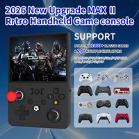 Consola de juegos portátil retro con WiFi Linux, pantalla HD IPS de 4.0 pulgadas, consola de juegos con juegos clásicos precargados, consola de videojuegos de bolsillo