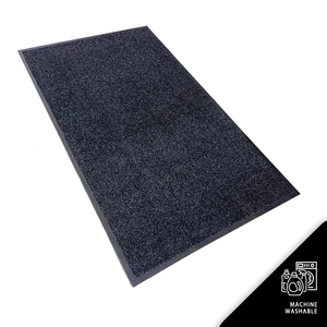 Tapis de brosse classiques avec surface en nylon teint en solution et tapis lavables à gratter caoutchouc NBR <span class=keywords><strong>anthracite</strong></span> - Product Image 1