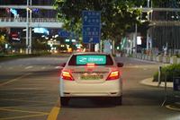 Letrero Publicitario LED para Automóviles P2.6 4G WiFi GPS IP65 a Todo Color con Animación para Gestión de Flotas de Taxis y Autobuses