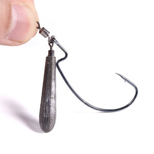 3.5g/5g/7g/10g esche per la pesca al piombo con gancio Jig 5 pz/borsa - Product Image 1