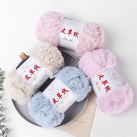 Haute qualité 100g 100% Polyester fausse fourrure fantaisie fil vison comme fil au Crochet pour pull