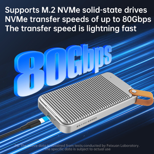 Boîtier de disque <span class=keywords><strong>dur</strong></span> externe USB personnalisable, compatible USB Type-C pour SSD, sans outil, boîtier NVMe - Product Image 3