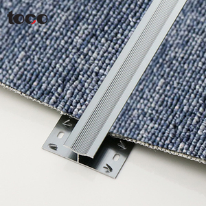 Garniture de protection de bord de tapis en argent Toco moderne pour escaliers Bande de bordure de tapis en métal Bandes de couverture en aluminium pour porte Tubes de civière - Product Image 4