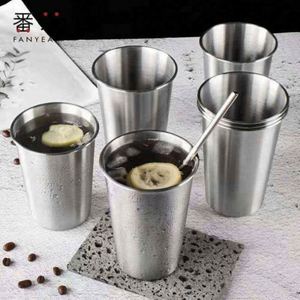 Modern Design Stainless Steel 350ml Tumbler with Vacuum Insulation and Handle/Lid for Beer Party Use - Product Image 2