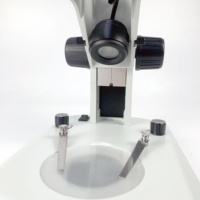 Support de piste de microscope D6 76mm mise au point grossière lumière LED supérieure et inférieure