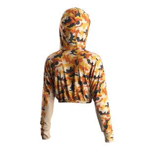 Haut court de pêche pour femme avec capuche ergonomique, protection solaire UPF50+, tissu respirant à séchage rapide pour un confort maximal - Product Image 6