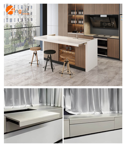 Vente chaude Noir Undermount Glissière En Aluminium <span class=keywords><strong>Rail</strong></span> Coulissant <span class=keywords><strong>Rail</strong></span> Léger <span class=keywords><strong>Baie</strong></span> Fenêtre <span class=keywords><strong>Rail</strong></span> pour Cuisine Salle À Manger Chambre Salle De Bains - Product Image 5