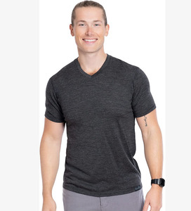 VK <span class=keywords><strong>lana</strong></span> Merino Super morbida traspirante t-shirt leggera da uomo 100% <span class=keywords><strong>lana</strong></span> Merino organica canottiera - Product Image 2