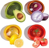 Siliconen Fruit En Groente Opslagcontainers Doos Anti-Oxidatie Opbergdoos Voor Koelkast Vers Houden