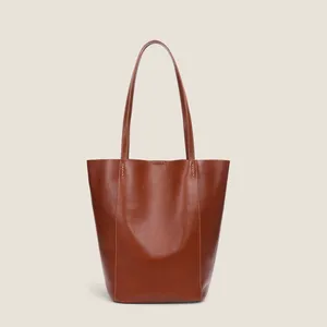 2024 Leather Women'S Large Capacity Tote Ladies Luxury Shoulder Woman Bags Design Women Handbags Custom Logo