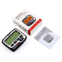 Minuteur de cuisine numérique ThermoPro TM01 noir, fabriqué en Chine