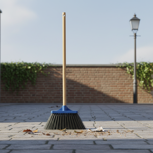 Escoba de Limpieza / Barredora de Calles con Cabezal de Plástico, Fibra Larga de Alta Calidad, Ecológica, Precio Bajo de Fábrica - Product Image 3