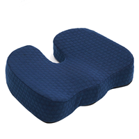 Coussin de siège de voiture Mousse à mémoire de forme en U Chaise orthopédique Soulagement de la douleur Sciatique Bureau Maison Amovible & Lavable Ergonomique Hémorroïdes