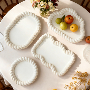 Tình yêu hình dạng Silicone khuôn Xoắn cạnh gai dây xi măng thạch cao đế lót ly khuôn mẫu tự làm pha lê nhựa nhỏ giọt khay thạch cao khuôn bán buôn - Product Image 4