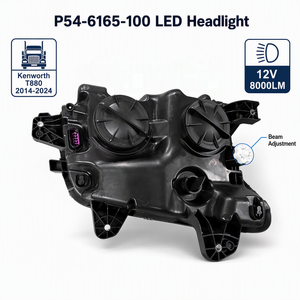 Nuevo Faro LED con Bombilla D2R, Lado Izquierdo, P54-6165-100 para Kenworth T880 2014-2024, 12V - Product Image 2