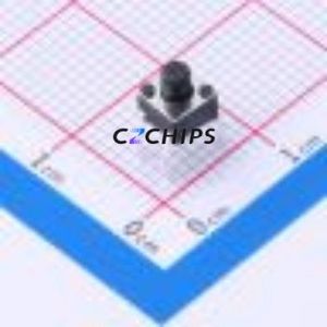 TS4550CJ 250gf 009 Tactile Switch Through hole Component (THT) Switch Single Pole Single Throw Round Button 2.5N Through Hole - Product Image 1