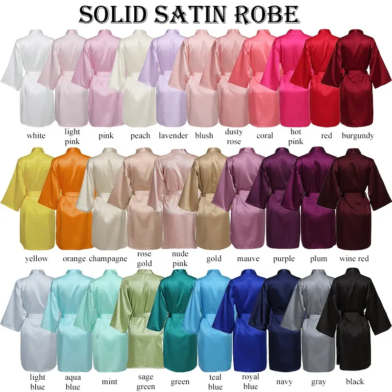 Bridal Robes Women Sleepwear Robe Silk Robe Asian Lady Sleepwear Mature Sleepwear Ice Silk Bathrobe