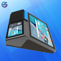 Terminal de point de vente tout-en-un Android 14 avec écran tactile 10,1 pouces, lecteur de codes-barres, imprimante thermique et NFC pour le commerce de détail, la restauration et la loterie