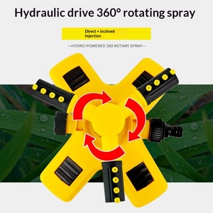 Système d'irrigation de pépinière rotatif automatique à 360 degrés en plastique avec buse d'arrosage en série - Product Image 3