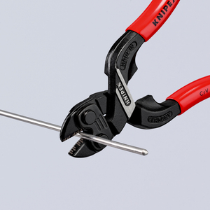 KNIPEX 71 31 160 CoBolt S Alicates de corte de doble palanca con cuchilla empotrada, revestimiento de plástico negro, 160 mm - Product Image 6