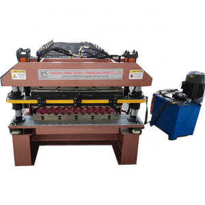 Chile Nam Mỹ Hai Lớp Hình Thang Tấm Lợp Tấm Máy Làm Gạch Làm Máy Móc - Product Image 4