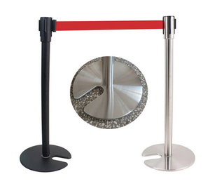 SİYAH U ŞEKLİ İSTİFALE EDİLEBİLİR GERİ ÇEKİLEBİLİR KAYIŞLI BARIYER KUYRUK DİREĞİ 2 METRE UZUNLUKTA - Product Image 5