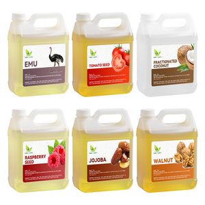 Saf doğal organik parçalanmış hindistan cevizi Jojoba ceviz yağı 100% soğuk preslenmiş doğal taşıyıcı yağ toplu toptan kozmetik sınıf - Product Image 1