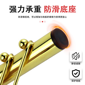 Luxury Gold Furniture <b>Legs</b> Electroplated Iron Modern Light Luxury <b>Sofa</b> Tv Cabinet Coffee Table Bedside Table Support Heavy Duty - Product Image 5