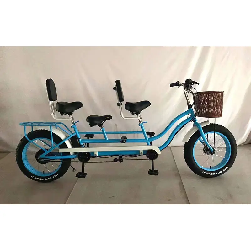 Bici elettrica tandem per due persone con seggiolino per genitori e bambini bici tandem per due persone con seggiolino per bambini