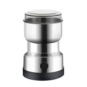 Moulin à épices et à grains automatique portable en acier inoxydable, moulin à café électrique pour grains humides et secs - Product Image 1