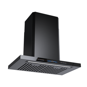 טווח פלדה שחור עכשווי מכסה המנוע עם תצוגה דיגיטלית להסרת fume בישול יעיל - Product Image 1