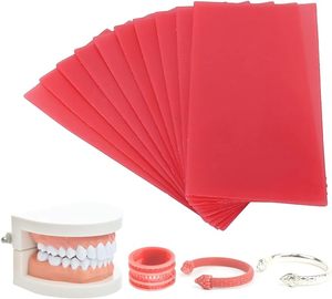 Haute qualité rouge utilitaire morsure feuille de cire dentaire plaque de Base machines Source d'alimentation prothèse orale équipement de thérapie accessoire - Product Image 4