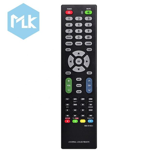 MLK RM-014S+ Universal Smart TV Remote Control LCD LED Television Replacement