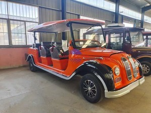 Carro de Golf Eléctrico en Oferta, Autobús de Transporte Eléctrico, Vehículo Turístico Clásico de Estilo Vintage - Product Image 2