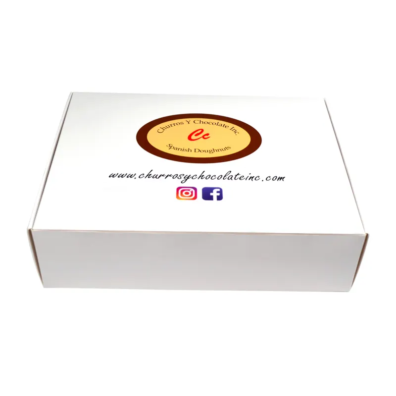 Einweg-Papierbox für Donuts Schokolade Süßigkeiten und kundenspezifischer Druck für Take-Away-Papier-Vorführbox