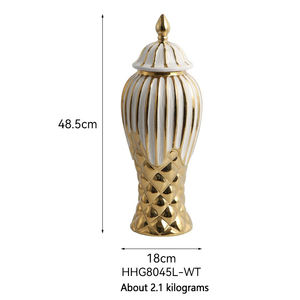 Керамическая Золотая ваза для имбиря - Product Image 6