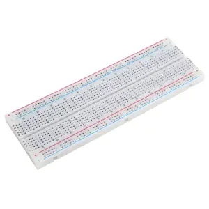 บอร์ดทดสอบเขียงหั่นขนม102 Mb คุณภาพสูง,บอร์ดวงจรอิเล็กทรอนิกส์ Breadboard 830รูอเนกประสงค์