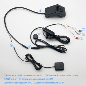 Caméra embarquée 4G pour voiture, GPS, double <span class=keywords><strong>objectif</strong></span>, résolution HD 1080p, WDR, enregistreur vidéo, deux caméras, boîte noire pour voiture T2 - Product Image 3