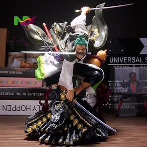 Statue GK One Piece Wano Country Luffy Zoro, modèle d'anime, scène <span class=keywords><strong>du</strong></span> roi des pirates, objet de collection - Product Image 2