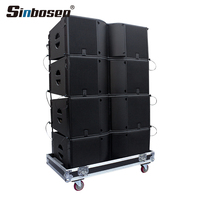 Sistema de Sonido Pasivo Ka212, 2 Altavoces de 12 Pulgadas con Controlador de Ferrita, 1 Tweeter de 3 Pulgadas con Controlador de Neodimio, Sistema de Sonido Line Array para Eventos