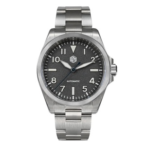 Reloj Automático para Hombre San Martin SN0132, 40 mm, Mecánico, Resistente al Agua 10 ATM, BGW9 Luminoso, Zafiro, Esfera con Textura de Fuego NH35 - Product Image 1