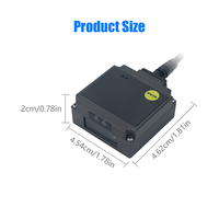 Módulo de Escáner Integrado YHDAA, Motor de Escaneo con Detección Automática, Lector de Códigos de Barras de Montaje Fijo USB TTL RS232, Escáner de Códigos QR 2D