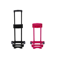 Chariot à roulettes classique de luxe WELFULL L502 en aluminium, 2 roues, poignée télescopique, accessoires pour sacs