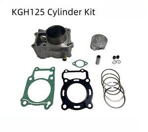 ชุดซ่อมกระบอกสูบสำหรับรถจักรยานยนต์ KGH125, ลูกสูบ 58 มม., แหวน และปะเก็น - Product Image 3