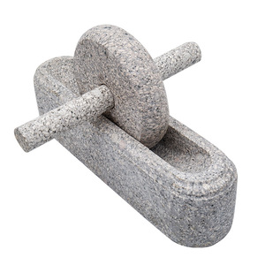 Maifan Stone Medicine Grinder Manual Push Pull Mechanism Durable For Herbal Crushing Household Use - Product Image 5