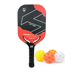 New Arrival Red The Double Lift Model Edgeless Uibody T700 Carbon Fiber Thermoformed Pickleball Paddle